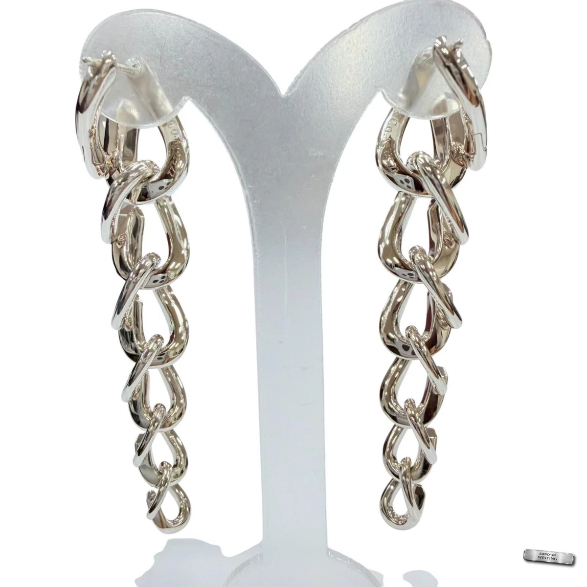 TIFFANY&Co. Geschmiedete Ohrhänger Glieder AG925 Silber 20,9 g Unisex