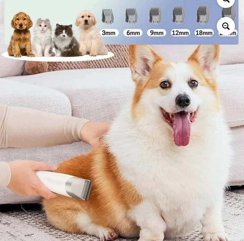 Kit de aseo ANPL para perros gatos mascotas aspiradora con 7 herramientas de aseo 11000Pa potencia de succión Foto 2 de 4