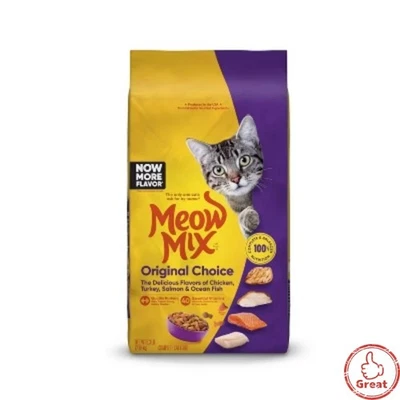Meow Mix Original Choice Cat Food - Chicken, Turkey, Salmon & Fish