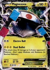 Magnezone EX 35/106 Holo EX Rare Flashfire Pokemon Moderately Played