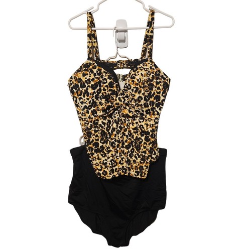 Swimsuits for all Leopard Print Wired 2 Piece Set