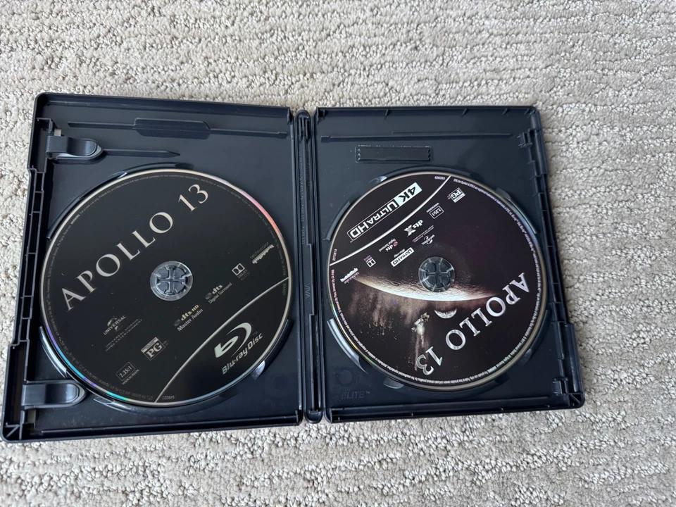 Apollo 13 (4K UHD + Blu-ray) W/ RARE OOP Slipcover Foto 2 de 2