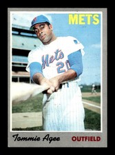 1970 Topps #50 Tommie Agee Mets EX-MT *6e