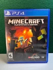 Minecraft PS4 edition (PlayStation 4, 2014) Complete Authentic Working