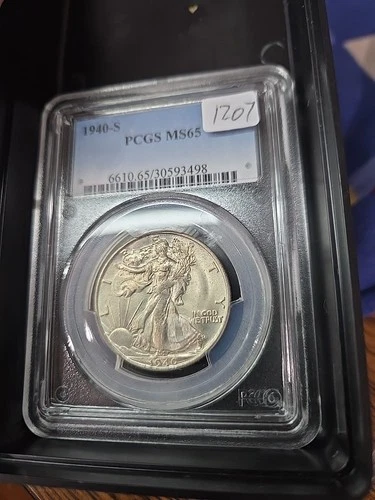 1940-S 50C Walking Liberty Half Dollar PCGS MS65