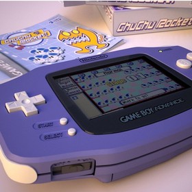 Nintendo Game Boy Advance GBA Game Console Cleaned Tested New Indigo CaseRenewed