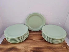 Hemco Ware Melamine Melmac Desert Plates Mint Green 6” Set 13 Camping Picnic USA
