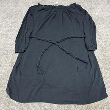 Michael Kors Dress Black Long Sleeve Belted Women’s Size XL