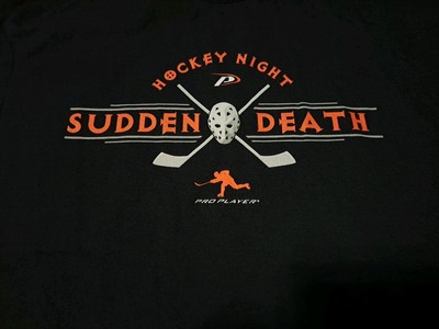  Vintage  Pro Player Hockey Shirt Men's LG Black NWOT