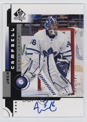 2021-22 SP Authentic 2001-02 Retro /199 Jack Campbell #01RA-JC Auto 17p7
