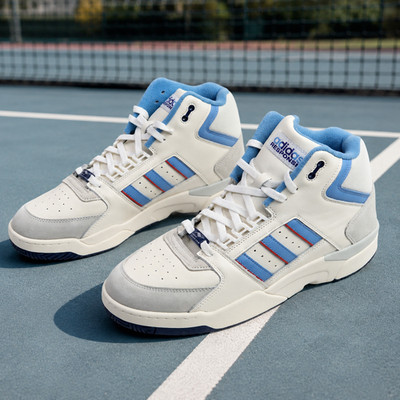 Adidas Torsion Response Tennis Shoes Men's 13 Blue Mid Retro Sneakers IF7894