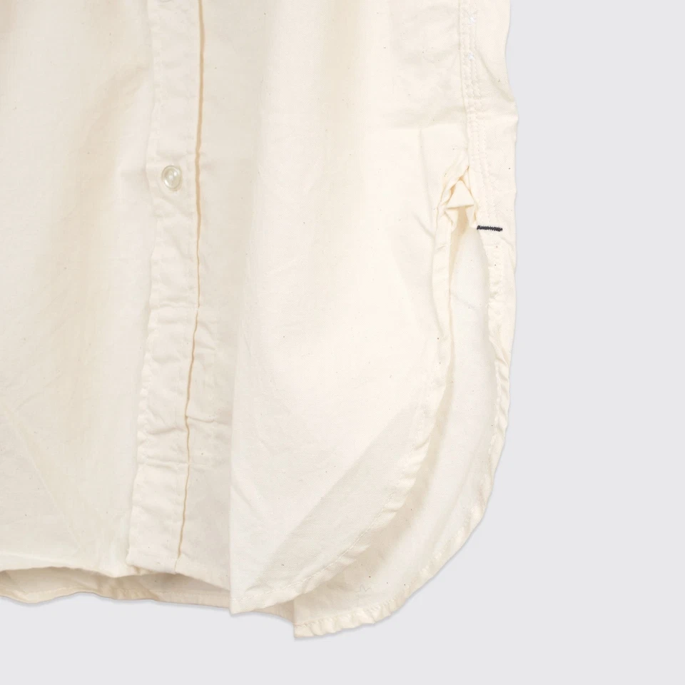 Engineered Garments Work Shirt Size L Men Cream Flecked Cotton Made in U.S.A. - Изображение 4 из 4