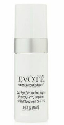 Evoté Beauty White Carbon Anti-Aging Day Eye Serum SPF 15 0.5 oz  Made in Italy