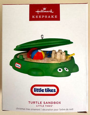 NIB Hallmark Little Tikes Turtle Sandbox Christmas Ornament 2024