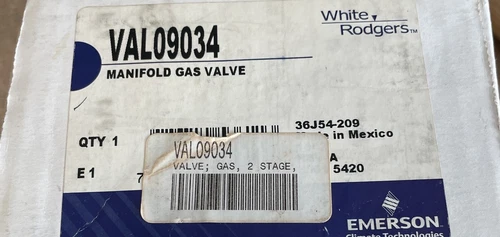 2 Stage Furnace Gas Valve Replaces 36J54-209 VAL09034
