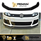 VW Golf MK6 R20 R Front Splitter Spoiler Lip Body Kit Bumper Gloss Black 08-13
