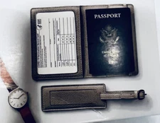 Open Story Passport Case & Luggage Tag Set