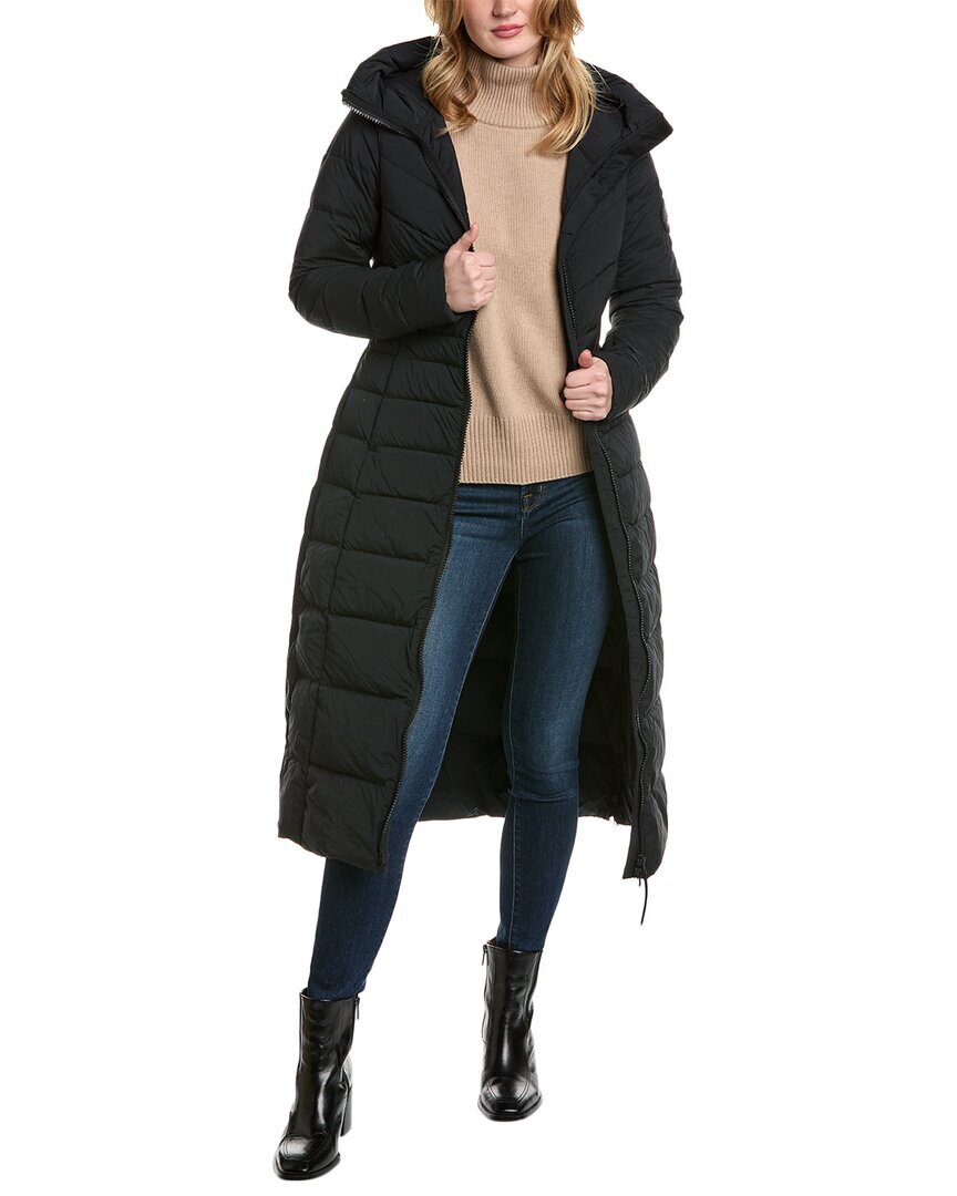 Длинное пальто Canada Goose Clair женское черное M