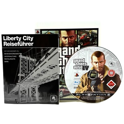 Grand Theft Auto IV PS3 USK 18 Open World Actionspiel GTA 4 OVP gebraucht