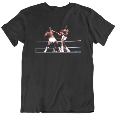 Sugar Ray Leonard vs Tommy The Hitman Hearns Classic Fight Boxing Fan v2 T Shirt