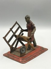 Antikes Blech Spielzeug Dampfmaschine Säge Schreiner Antriebsmodell Zubehör Alt