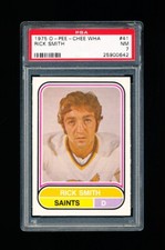 1975 OPC HOCKEY WHA 41 RICK SMITH PSA 7 NEAR MINT MINNESOTA FIGHTING SAINTS