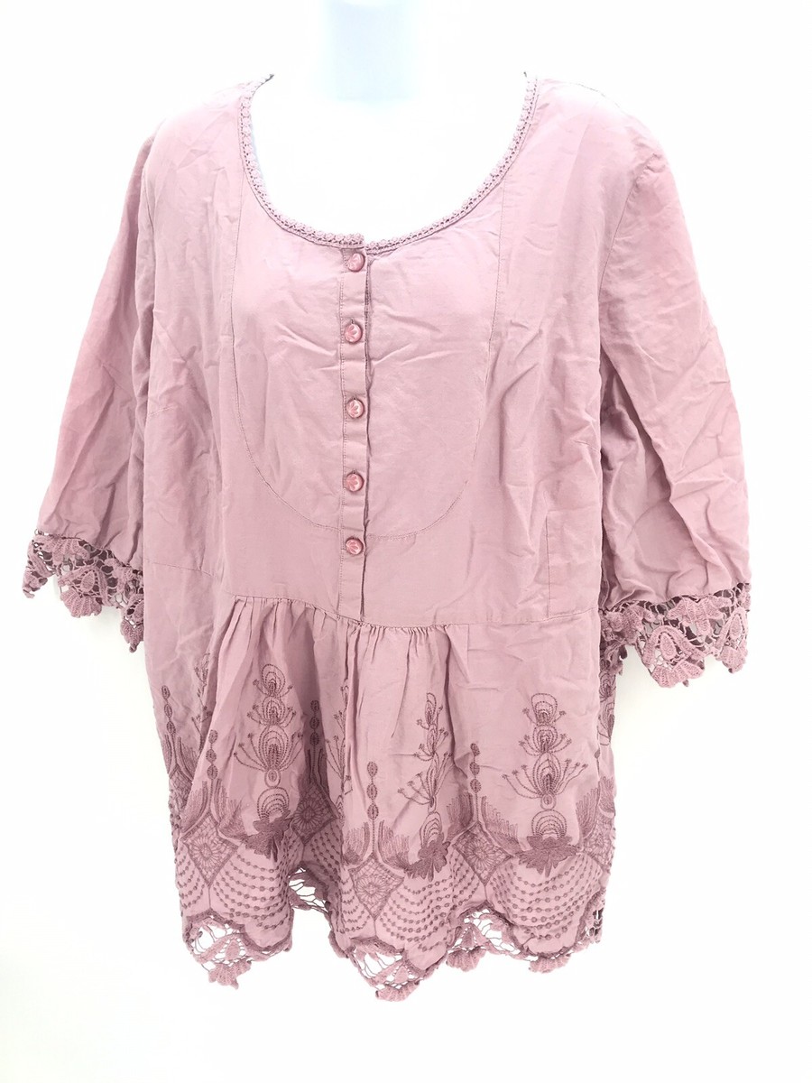 pink blouse size 12