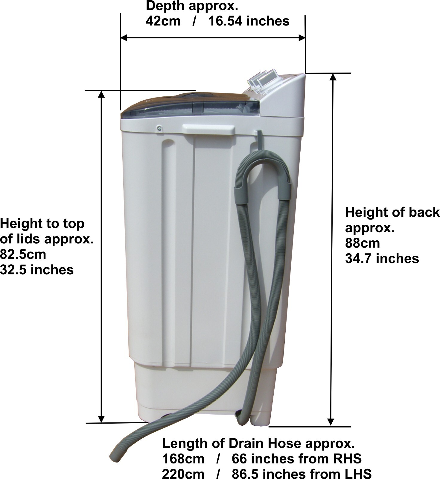 Brand New Thompson X111B Twin Tub Washing Machine FULL SIZE Low