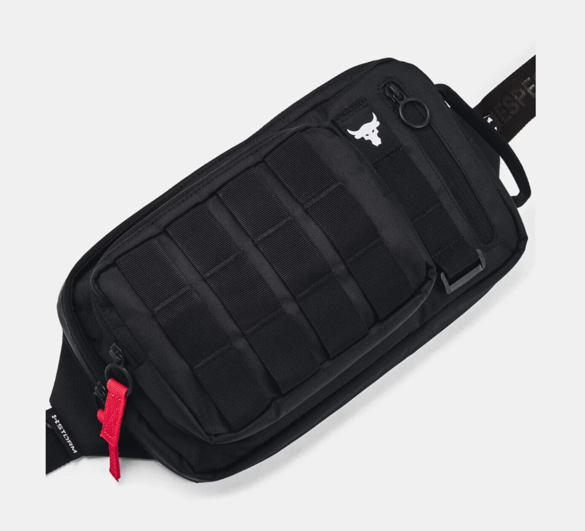Under Armour Unisex Project Rock Waist Bag Crossbody Sling Under Armour Unisex Project Rock Waist Bag Crossbody Sling