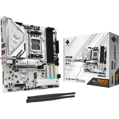 ASRock B850M Steel Legend WiFi, Mainboard, Sockel AM5