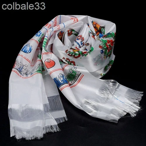 Sciarpa 50 pezzi 158 cm 62" tradizionale tibetana Khata otto di buon auspicio 5 colori - Foto 2 di 7