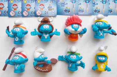 Dairy 4 Fun - Kidsworld - Indianer Schlümpfe - Auswahl '' Figur '' mit BPZ 2019