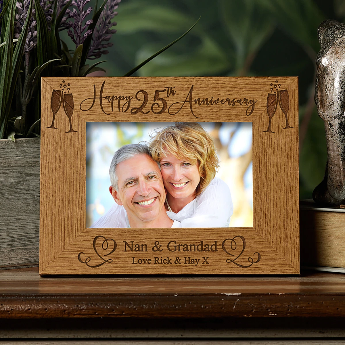 Happy anniversary photo frame deals