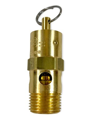 #ad 3 8quot; NPT Hard Seat Safety Pressure Relief Valve 125 PSI Made In The USA $17.95