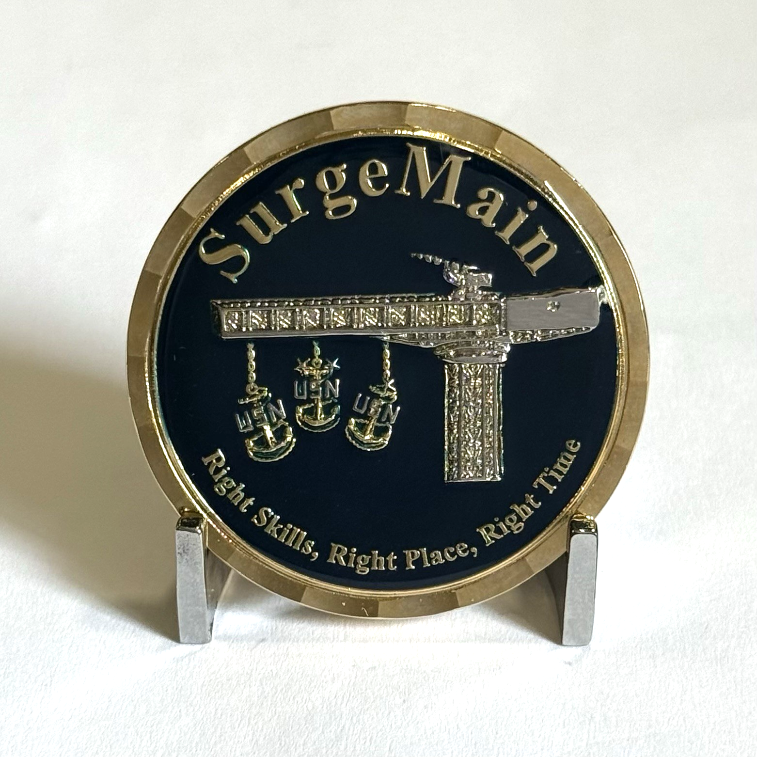 CHALLENGE COIN: Navy SurgeMain Master Chief 