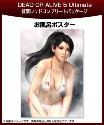 Dead or Alive 5 Ultimate DOA5U Momiji B2 Ofuro Bathroom Poster Koei Tecmo Games
