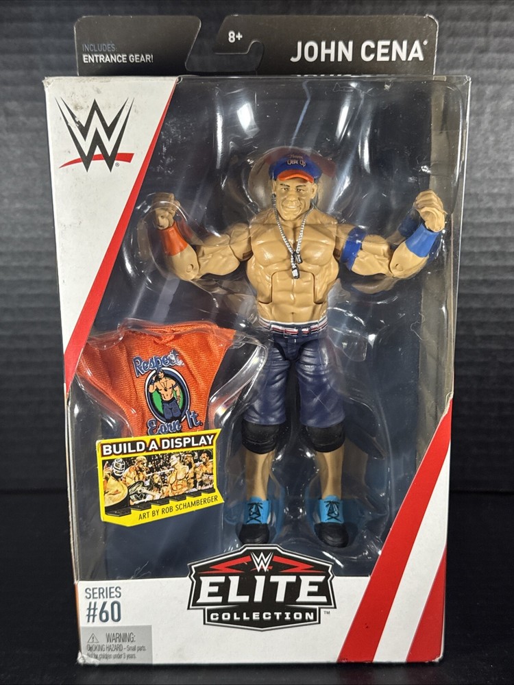 2018 WWE WWF Mattel John Cena Elite Wrestling Figure Series 60 Orange