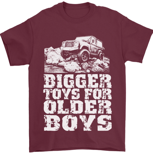 Bigger Toys Older Boys 4X4 Off Roading Mens T-Shirt 100% Cotton - Picture 100 of 102