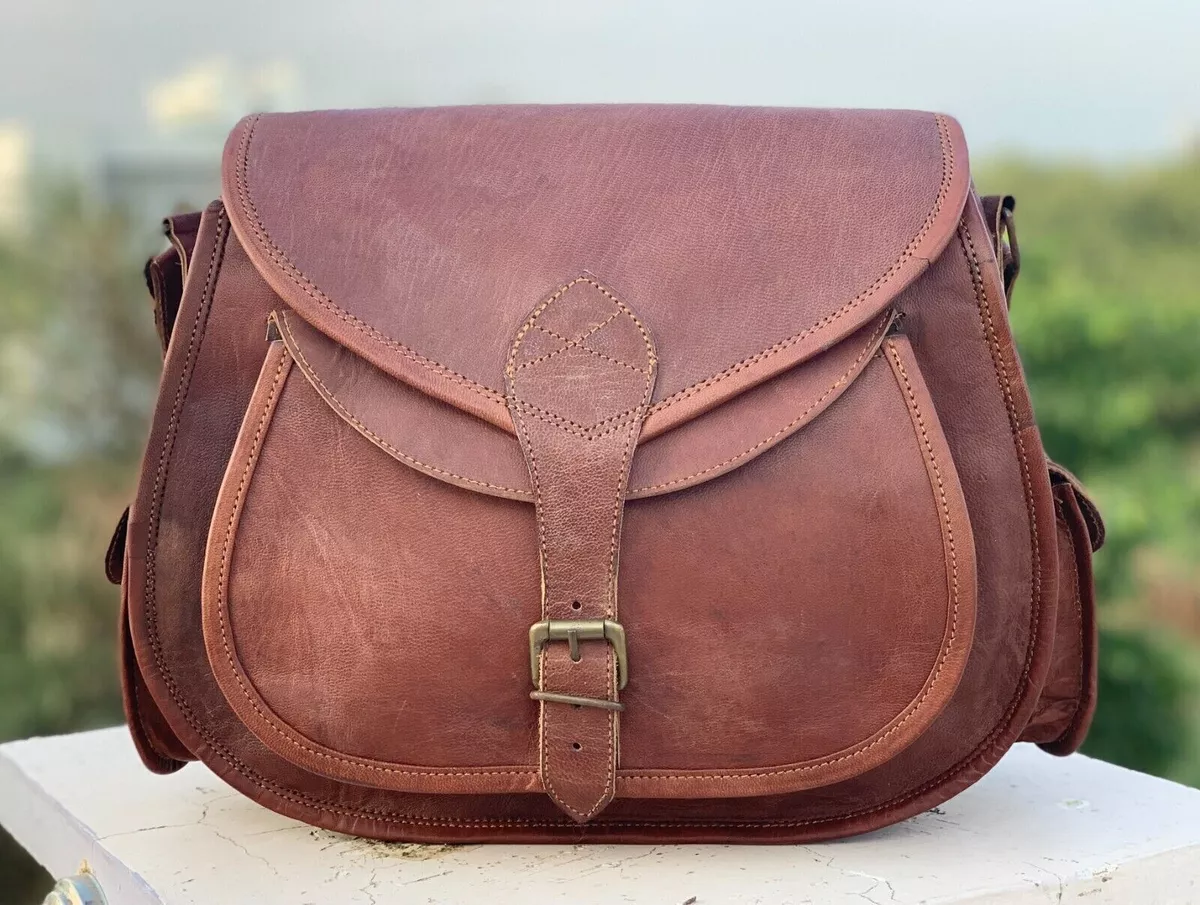 Leather Handbag Shoulder Bag Satchel Messenger New Vintage Women s