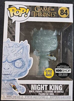 Funko Pop! Night King with Dagger #84 Glow In The Dark HBO SHOP Exclusive 