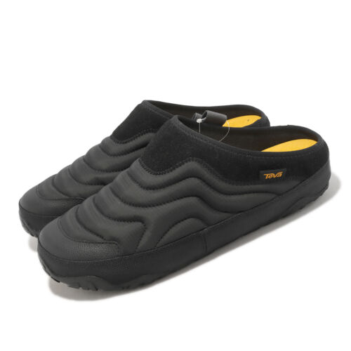 Teva M ReEmber Terrain Slip-On Black Yellow Men Unisex Outdoors Shoes 1129596BLK - Afbeelding 1 van 8