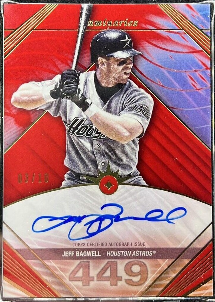 2024 Topps Luminaries - Jeff Bagwell #HRK-JBA - 1 of 1