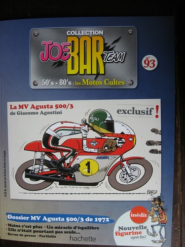 MOTO FIGURINE JOE Bar team série 2 MV Agusta 500/3 Giacomo Agostini 1972 EUR 59,99 - FR
