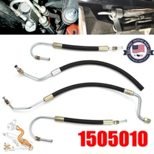 4 x Power Steering Hose Set For 1963-1979 Corvette Small Block C2 C3 327 or 350