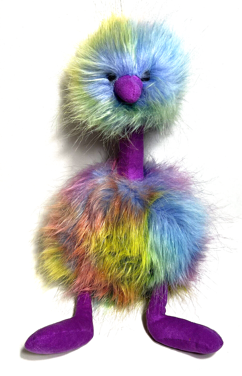  Rainbow Pompom ダチョウ レインボー ぬいぐるみ Rainbow Pompom ダチョウ レインボー ぬいぐるみ Rainbow Pompom