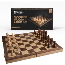 Walnut Maple Classical Tiroir Chess Board Storage