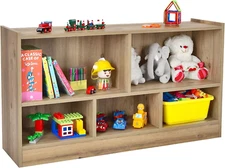 Kids Toy Storage Organizer, 5-Section Storage Daycare Shelf for Preschool, Child