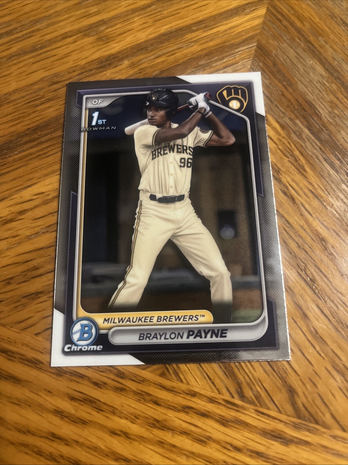 2024 Bowman Chrome Draft 1st Braylon Payne #BDC-72 Milwaukee Brewers Qty