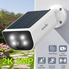 Wansview 2K Wireless Solar Security Camera Wifi Smart Home Outdoor AI Detection