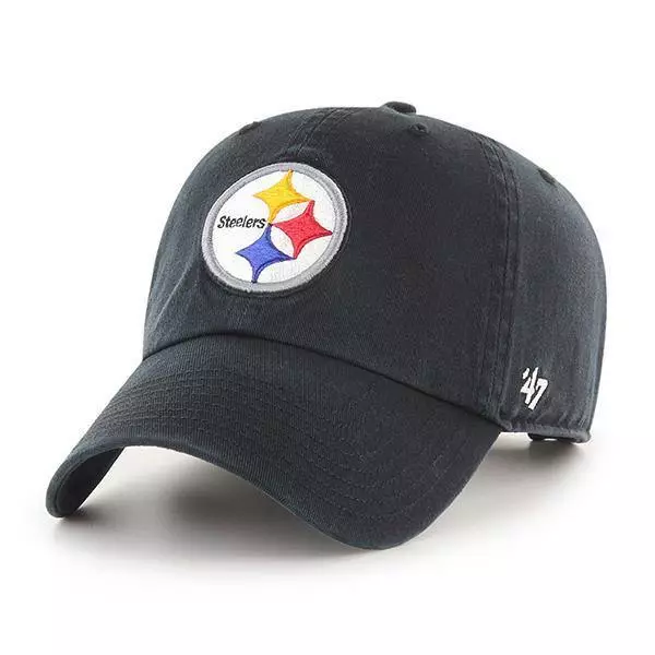 Pittsburgh Steelers Clean Up Black 47 Brand Adjustable Hat eBay